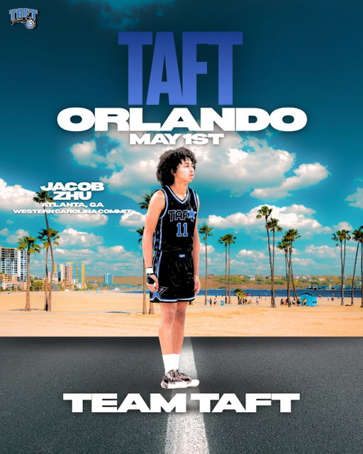 Jacob Zhu will be making his TAFT debut with Team TAFT for TAFT Orlando 🌴 Under The Lights 🌙

Western Carolina Commit 🚨
WELCOME TO THE STAGE 😤🔥

🎟️ Tickets available now — link in bio
📍 Location announced Wednesday
