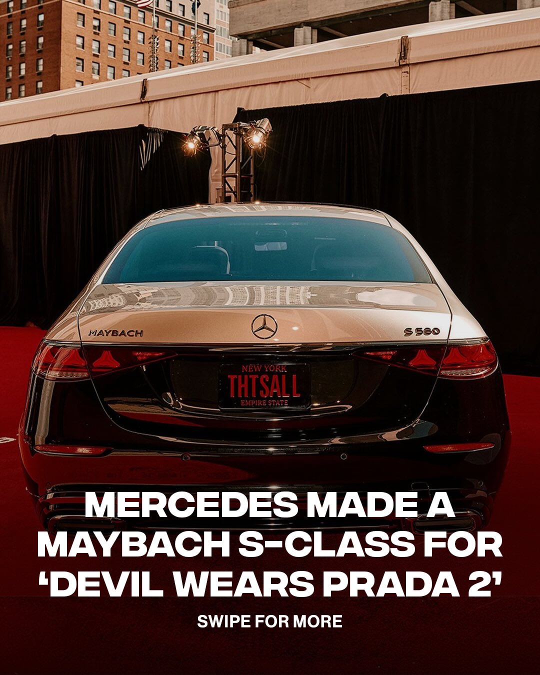 That’s All 🔥👠

In collaboration for the recent premiere of “The Devil Wears Prada 2” @mercedesmaybach unveiled it’s custom Maybach S-Class exclusively for the NYC movie premiere.