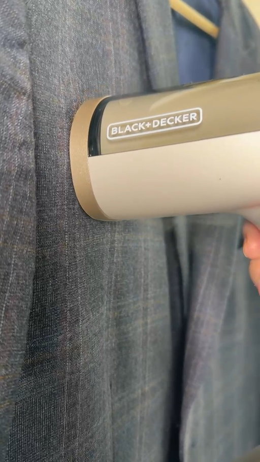 20 minutes ironing… or get it done in one pass with this. The Black + Decker VacuSteam smooths and steams at the same time, pulling fabric flat so wrinkles actually disappear. No board. No setup. Just faster mornings.

Shop now on Walmart.com.

#WrinkleFree #Steamer #MorningRoutine