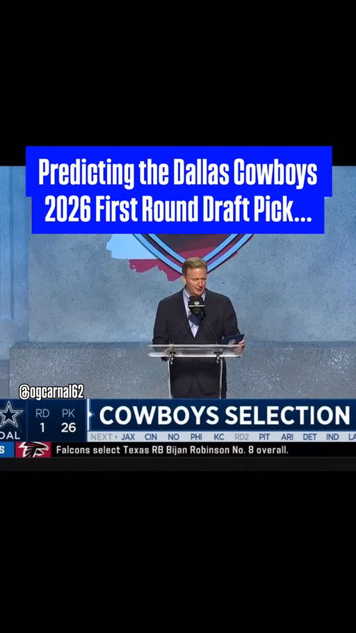 Dallas Cowboys Mock Draft!!! #Ogcarnal62 #49ers #cowboys #nfldraft #nfl