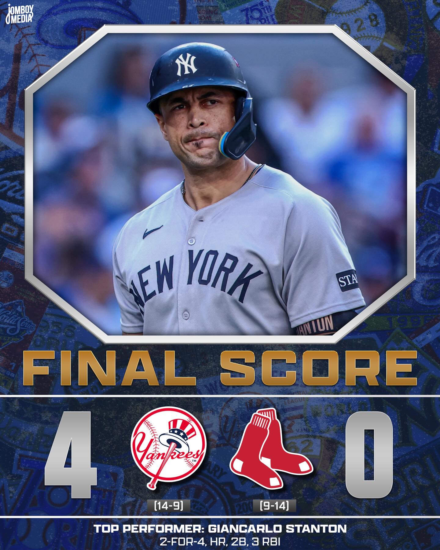 Yankees cruise to a win in their first game against the Red Sox this year