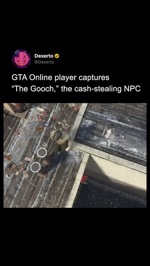 In GTA Online, one player managed to capture “The Gooch,” a rare holiday‑themed NPC inspired by the Grinch who randomly spawns to ambush players, steal their cash, and sprint away at absurd speed. Normally, The Gooch is nearly impossible to catch, but defeating him rewards players with the Gooch Mask, Gooch Outfit, and 25,000GTA, making this capture a viral moment in the community.

The Gooch was first introduced during the Los Santos Drug Wars update as part of the Festive Surprise 2022 event and has since returned in seasonal updates. He appears only under specific conditions: the session must run for at least 48 minutes, and he will target a single player in the lobby, knocking them down before fleeing with their money. Because his spawn is inconsistent and his escape speed is unusually high, most players only encounter him briefly before losing their cash. Capturing him requires quick reaction and persistence, which is why clips of successful takedowns spread rapidly online.

🎥: u/Hokets_PCEO