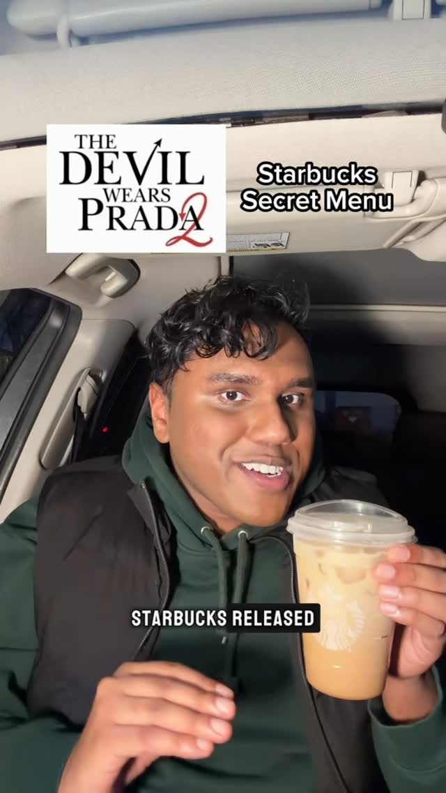 @starbuckscanada has a SECRET The Devil Wears Prada 2 inspired menu and here is how you can order it plus a taste test #thedevilwearsprada2 #starbuckssecretmenu #secretmenuitem #tastetest