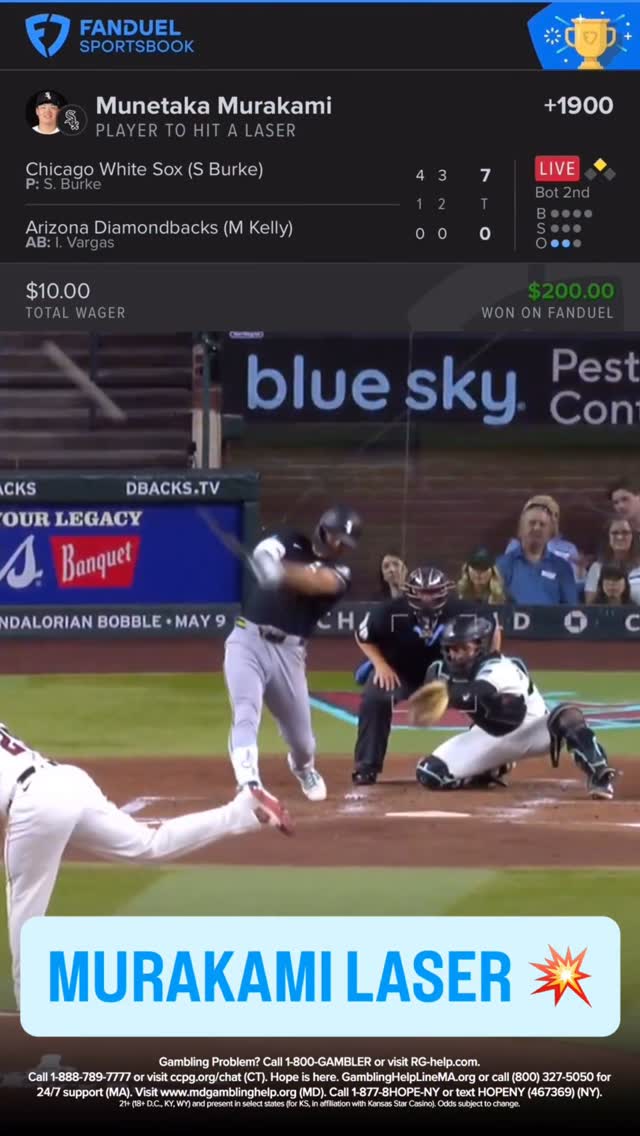 MUNETAKA MURAKAMI WITH A HR IN HIS 4TH STRAIGHT GAME 💪💪💪💪

#MLB | #WhiteSox | via x/robert4mvp_88