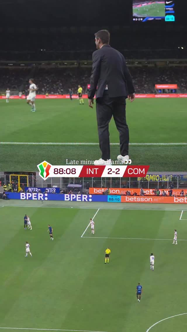An epic comeback signed by Petar Sucic 😮‍💨🫨

#InterComo #CoppaItaliaFrecciarossa