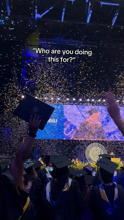 YOU got yourself here.👏 #collegegrad #classof2026 #classof2026🎓 #collegegraduate #collegedegree
