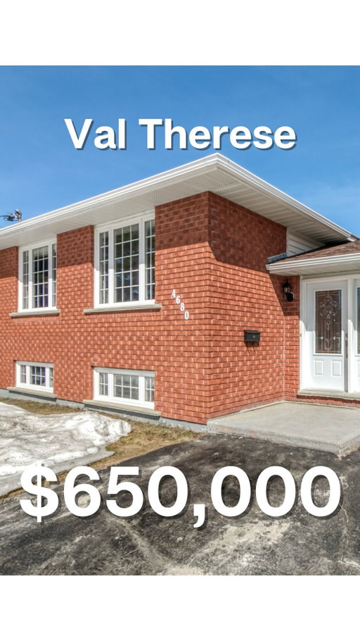 #JUSTLISTED 🎥 VAL THERESE HOME WITH INCOME POTENTIAL 🙌

📍4680 Frontenac Cres, Val Therese
🏷️$650,000
🛏️5 Bedrooms
🛁2 Bathrooms
⁣
⏩ Tour our team’s newest listing nestled in Val Therese! This spacious home with an in-law suite is the perfect opportunity for house hackers or investors looking to add to their portfolio.

📲 Like what you see? Send me a message to book your private showing today!
⁣
📧 tristan@lakecityrealty.ca⁣
☎️ (705) 920-6109⁣
⁣
#sudburyhomesforsale #sudburyrealtor