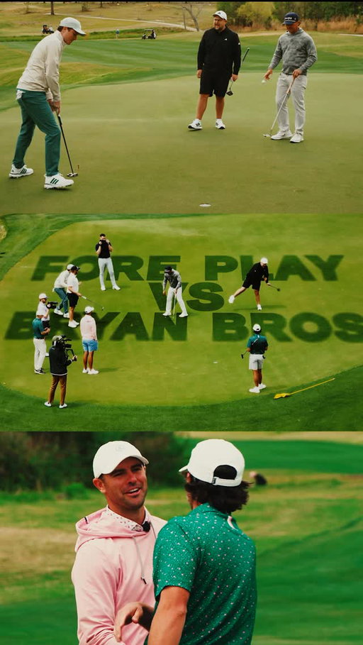 Long awaited, highly anticipated… FORE PLAY vs. THE BRYAN BROS.

FULL MATCH OUT NOW — LINK IN BIO.

Presented by @Chevrolet #Ad