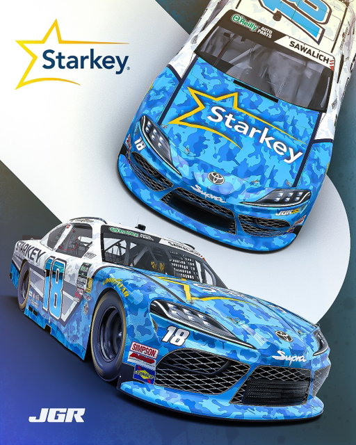Speed you can hear. @williamsawalich has a new look starting this weekend @talladega 💨

@starkeyhearing | #HearBetterLiveBetter