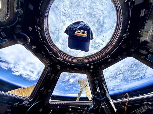 We were so thrilled to take a trip to the ISS courtesy of our good friend, astronaut Jessica Meir.  Happy Earth Day everyone.  (And yes, that is real, not A.I.!) #Smartless #JessicaMeir #NASA #ISS #EarthDay2026 🌎