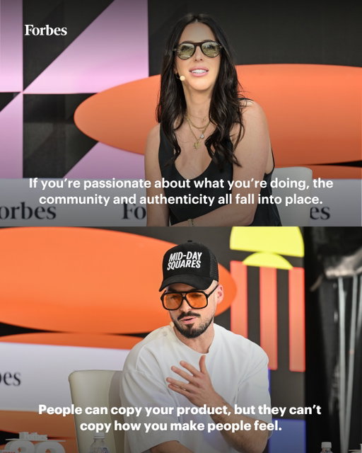 Building a brand isn’t just about the product, it’s about what people connect to.⁣
⁣
From the #Under30Summit main stage, Lindsey Carter, founder of @setactive, and Jake Karls, co-founder of @middaysquares, on what actually makes something stand out. Passion that builds real community, and storytelling that creates a feeling people come back for.⁣
⁣
#ForbesUnder30

📸: Jamel Toppin for Forbes