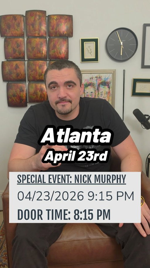 **TOMORROW NIGHT**

Helium Atlanta

9:15pm

Homecoming 🔥

Tickets at nickmurphycomedy.com

Thank you for the support & see you all there 🙏

#comedy #standupcomedy #atlanta #funny #alpharetta