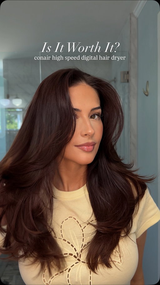I’ve been seeing this hair dryer from @conair everywhere and is it worth it?…YES!! ✨ Make sure to grab yours from @costco to see for yourself! #conair #ad