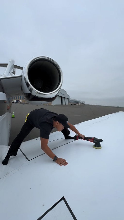 $11M/year detailing airplanes sounds great.. until you realize how dangerous it can be 

#aircraftdetailing #detailing #aviation