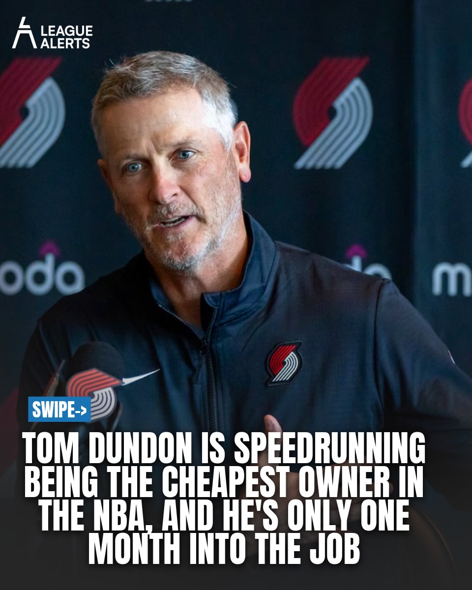 The Blazers just snapped a five-year playoff drought and all anyone wants to talk about is how cheap the operation has become. The team masseuse was left without a hotel room to give pregame treatment in Phoenix because staff were told to check out by 12:30 PM to dodge late fees. Two-way players weren’t flown out for the first round against San Antonio, the only team in the NBA to skip that. The team photographer and digital reporter were left home too. Free playoff t-shirts for Games 3 and 4 at the Moda Center have been canceled. Head coaching offers are being pitched at just $1 to $1.5 million a year, and college coach candidates are getting low-balled.

And this is all in the first month.