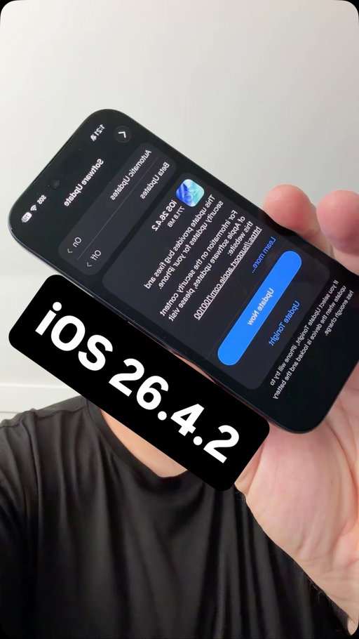 iOS 26.4.2 is here. It’s available to the public now everywhere around the world on all iOS 26 supported iPhones and iPads. Video later on the #zollotech YouTube channel. #ios2642 #apple #iphone￼