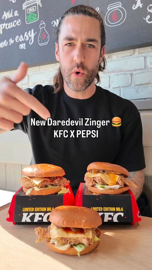 🌶️ New DareDevil Burgers from @kfc_uki 🥵 @pepsiuk 
AD

#kfc #pepsimax #daredevildzinger