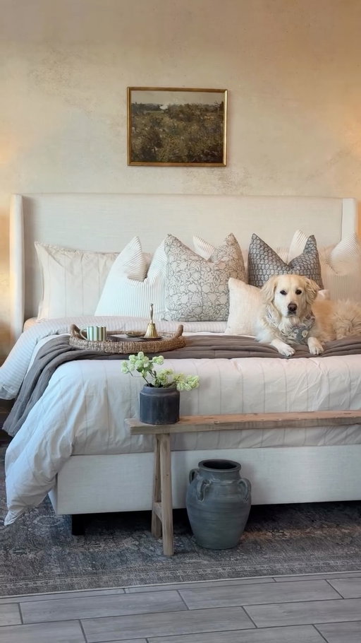 #ad Spring bedroom refresh 🤍 We were definitely overdue for a mattress upgrade, so going with @sealy was such an easy choice for us & then I ended up refreshing the rest of the bedroom for spring. It’s funny how a few small upgrades, like a new mattress and bedding, can make a space feel completely refreshed. 

#sealypartner #SealyDreamlife #sleepgoals #bedroomrefresh 

@amazonhome @sealy