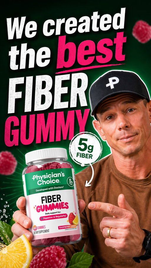 We used to say we’d never make a gummy supplement. But then we saw what’s in the leading fiber gummies:

🚫 Sucralose 
🚫 Sorbitol 
🚫 Polydextrose (synthetic fiber)

So we decided to make something way better.

Just 2 Fiber Gummies a day gives you 5 grams of prebiotic fiber to support your digestion and regularity.‡

✅ No added sugars 
✅ No sugar alcohols 
✅ No artificial sweeteners or flavors 
✅ Delicious taste + texture

Since launching just a few months ago, we’ve sold more than 50,000 bottles with thousands of 5-star reviews. You can try them risk-free with our 60-day money-back guarantee.

We changed our mind about gummy supplements. Let us change yours too. ✨

#fibergummies #fiber #fiberhack #guthealth #digestion guttok physicianschoice

‡These statements have not been evaluated by the Food and Drug Administration. This product is not intended to diagnose, treat, cure or prevent any disease.