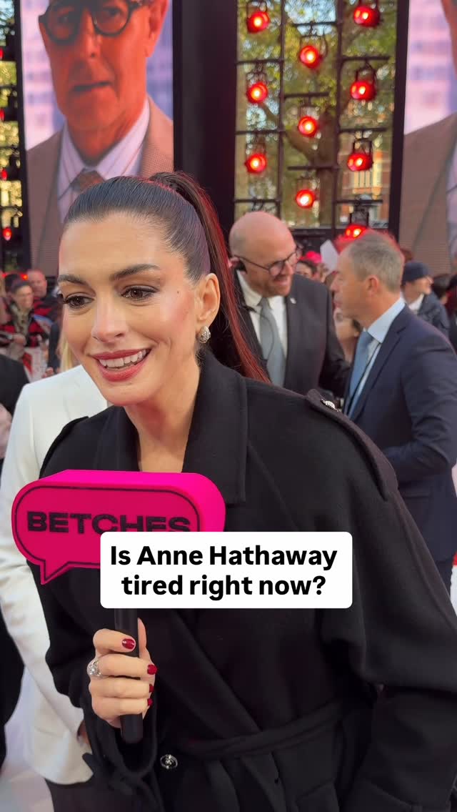 With an iconic run coming up: The Devil Wears Prada 2, Mother Mary, The Oydessy, Flowervale Street and more, it would of been rude *not* to check in with Anne Hathaway on how she’s doing with a HUGE year ahead, the tea is she’s fine guys, it’s okay xx