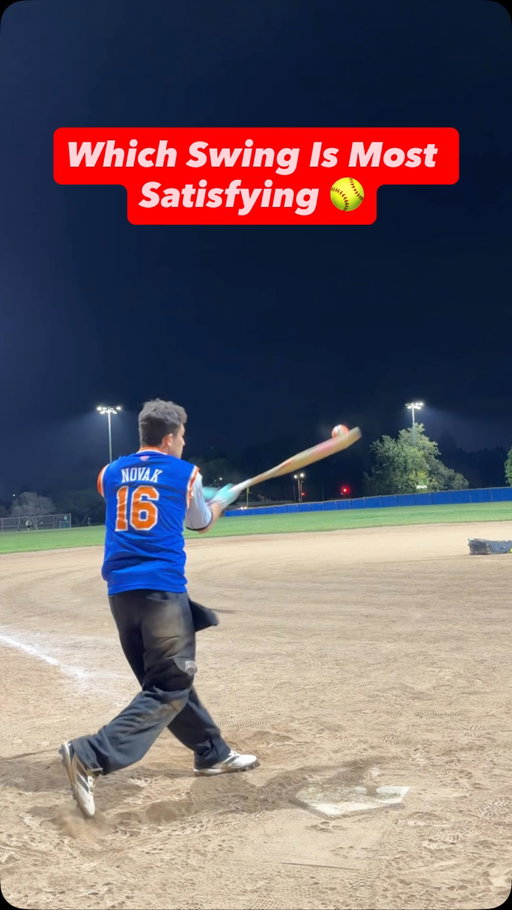 Which Swing Was Most Satisfying?

Knicks in 7 @almxghtyball__ 

 #slowpitchsoftball #baseball #linedrive #homerun