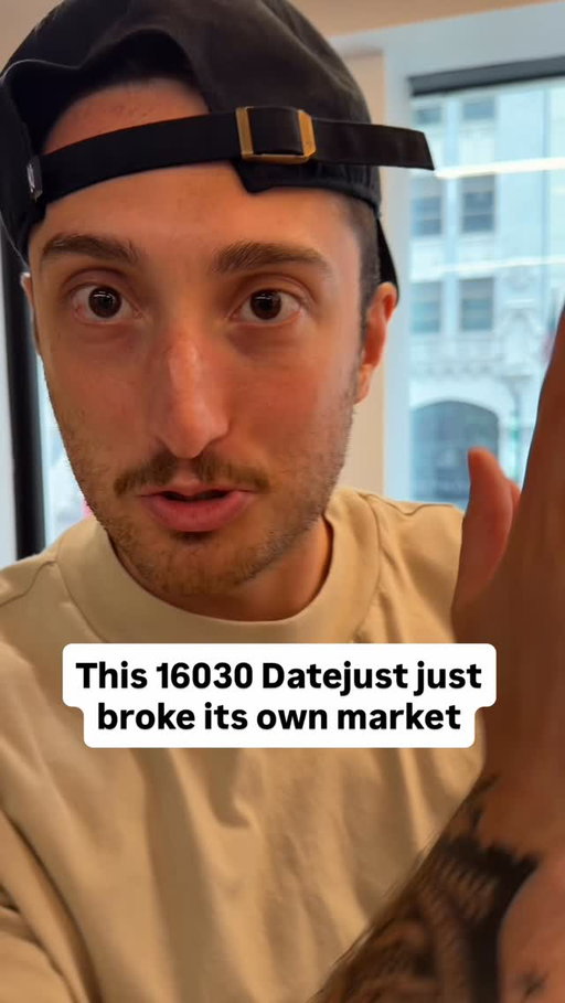 Ben10 runs his first Rolex, a Datejust 16030, on Vookum Live. Vintage Datejust 16030 pieces in this configuration typically trade around the mid-$6K range depending on condition and set. Instead, it closes almost $2.5K under, catching everyone on stream off guard.

A Vookum Live highlight showing how a classic Rolex can drift far below its usual range. #RolexDatejust #VintageRolex #luxurywatches #watchcollection #vintagewatches