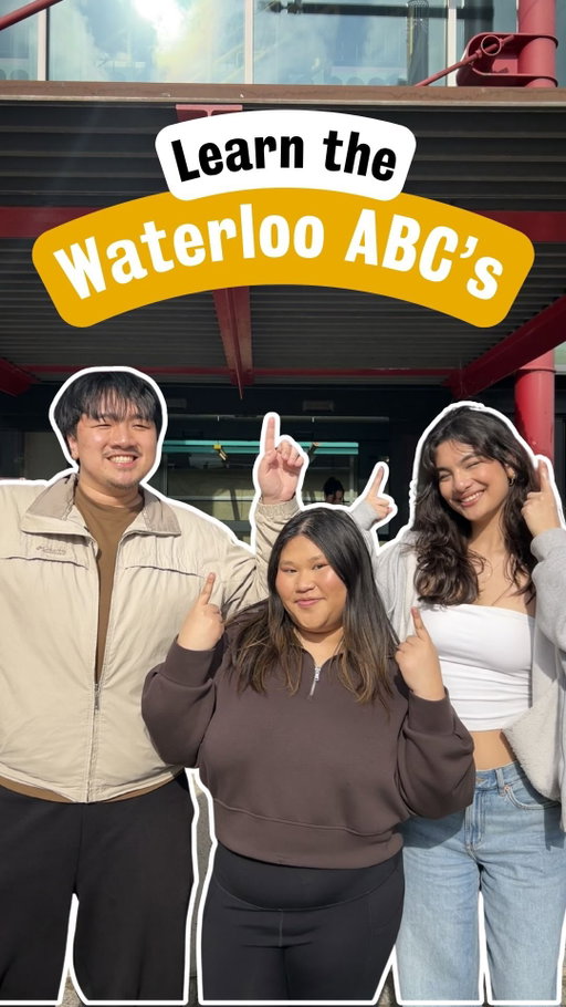 Welcome to the ABC’s of life at the University of Waterloo 🖤💛

From “AHHHH” (running away from geese) to “Zzzz” (falling asleep in DP), consider this your official crash course in our campus culture, one letter at a time!

How many did you relate to? 👀

#uwaterloo #campuslife #abcchallenge #studentlife