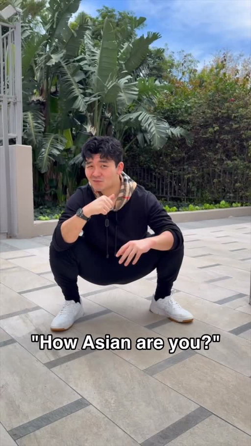 Sit down, we Asian