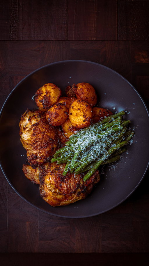 Air fryer vs oven. Same meal, same ingredients. Which one wins? 🍗

I cooked chicken thighs, crispy potatoes and green beans both ways using the @cosori.uk TurboTower Pro Smart and a regular oven.

The results might surprise you.

This air fryer is so great for creating a full meal in a fraction of the time it takes in the oven. And you can do it without compromising on flavour!

Drop your tips in the comments

🍗 AIR FRYER CHICKEN THIGHS

4 bone-in, skin-on chicken thighs
3 tbsp olive oil
1 tsp lemon juice
1 tsp mustard powder
½ tsp garlic powder
2 tsp smoked paprika
1 tsp onion powder
½ tsp salt
½ tsp black pepper

1. Pat the chicken skin dry
2. Mix all other ingredients and coat the chicken
3. Place skin side down and air fry at 193°C for 12 mins
4. Flip and cook for another 12 mins

🍗 AIR FRYER CRISPY POTATOES

500g potatoes
2 tbsp olive oil
1 clove garlic, grated
2 tsp salt

1. Cut into chunks and parboil for 10 mins
2. Drain, add remaining ingredients and toss well
3. Air fry in a single layer at 193°C for 10 mins
4. Shake and return at 204°C for another 10 mins

🍗 AIR FRYER GREEN BEANS

200g green beans
1 tbsp olive oil or Dijon mustard
1 tsp garlic powder
1 tsp onion powder
½ tsp salt

1. Toss everything together
2. Air fry at 188°C for 8 mins, tossing halfway
3. Optional: grate over some parmesan to serve

#cosori #turbotower #turbotowerprosmart 

AD