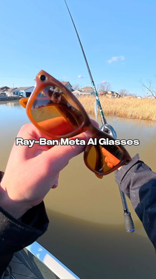 I fished for toothy predators with my Ray-Ban Meta AI glasses 🐟🎣 @raybanmeta #rbmcp #RayBanMetaPartner