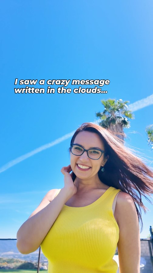 If you've never had a message written in the clouds before, I got you... ☁️ 🎮💜

#embracejoy #keepplaying #earthday