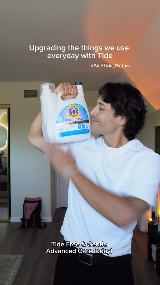 #ad #Tide_Partner Never thought I’d be this invested in laundry… but taking care of the little things matters @tidelaundry
