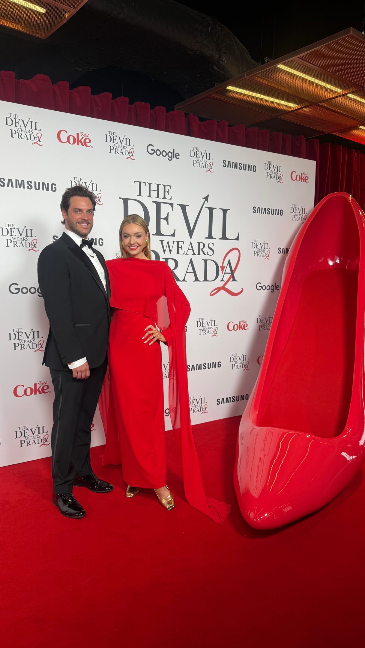 I can’t really put into words what this moment means to me! 🥹 A lot of people say they grew up watching The Devil Wears Prada, but I really did… I used to watch it pretty much every weekend. I could quote it line by line. It’s what triggered everything that I do today

So to be invited to The Devil Wears Prada 2 Premiere was the greatest ‘pinch me’ moment of all 🥹❤️👠. That’s all