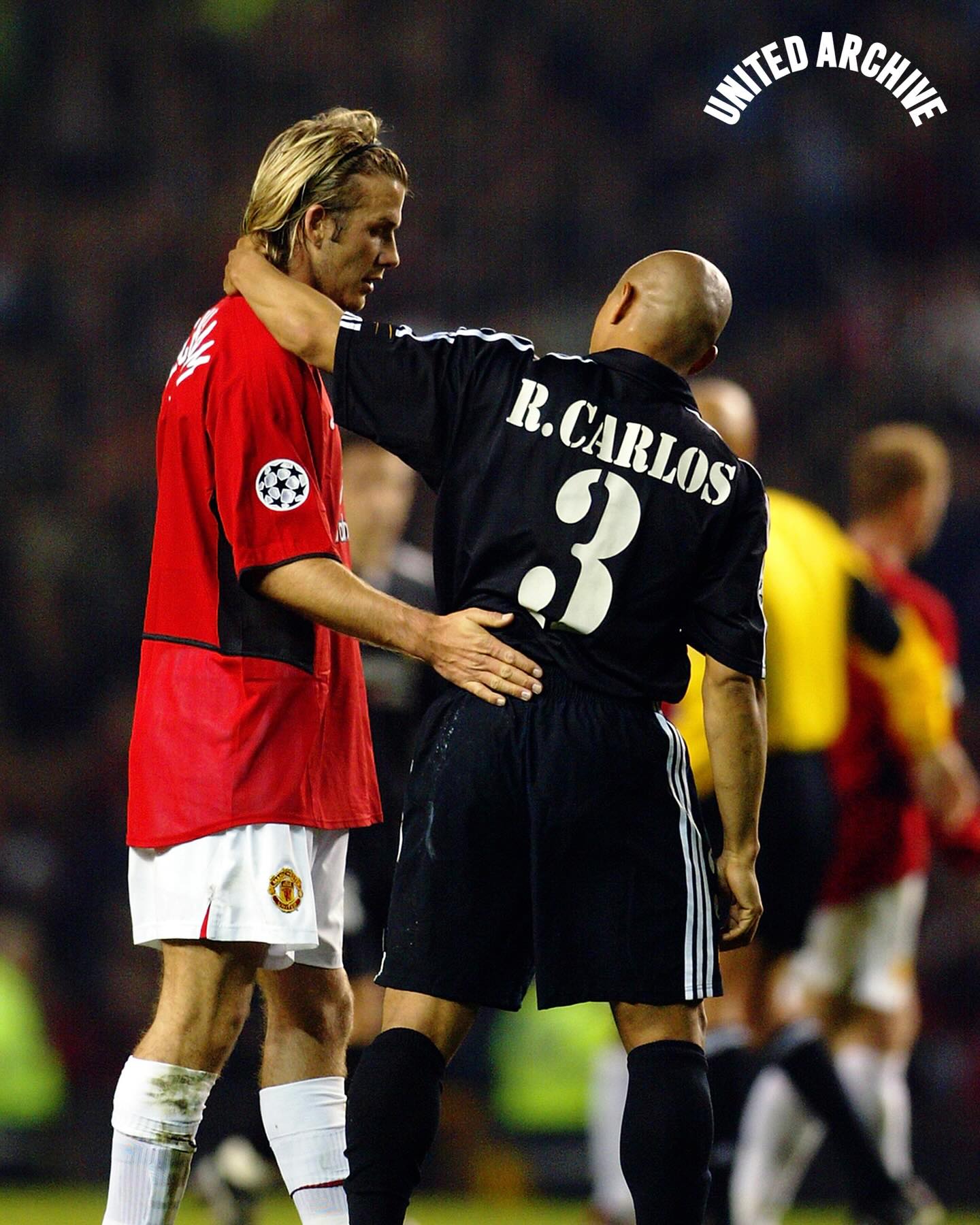 United v Real Madrid at #OldTrafford 😮‍💨

An iconic #ChampionsLeague tie, #OTD in 2003… ✨