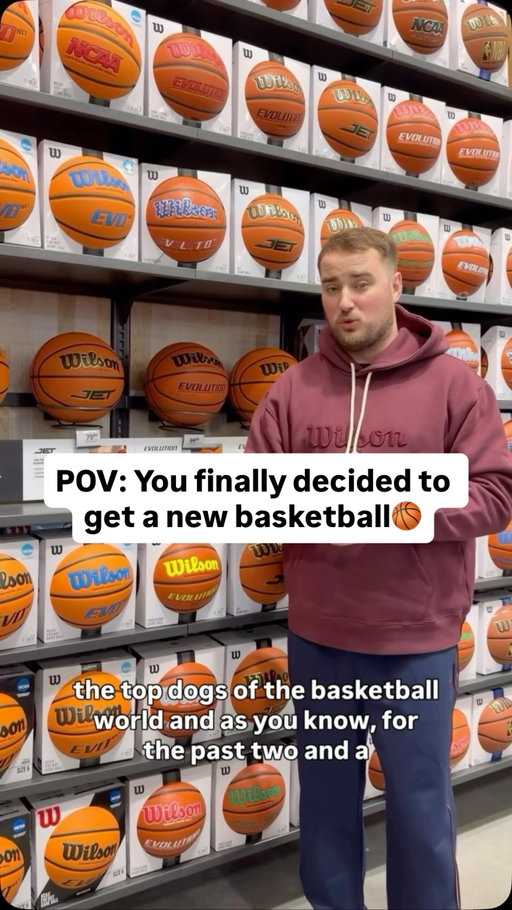 When it comes to playing indoor basketball, these are my 3 FAVORITE options - Wilson Jet, Evolution, and EVO NXT. The best thing about it, you CAN’T go wrong with any of them. Whether you are looking for a budget friendly option (Jet), the official ball of ball (Evolution), or the most advanced offering (EVO NXT) @wilsonbasketball got you covered🏀✅