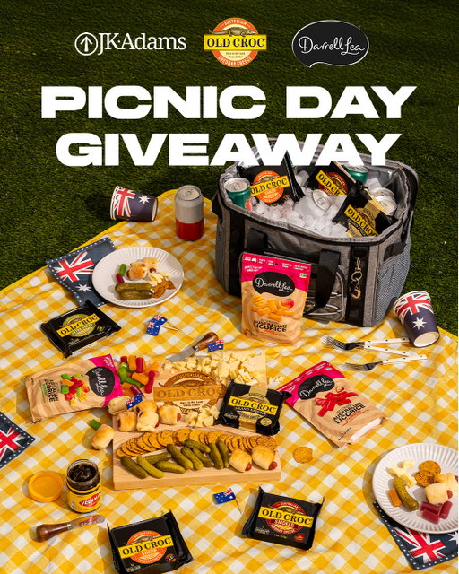 To celebrate National Picnic Day, we’re giving away a Croc-worthy spread built for bold bites, good company, and not-so-subtle cheese moments.

🧀 Old Croc Grand Reserve Cheddar
🍬@darrellleausa  Soft Australian made Licorice 
🪵 @jkadamsco  Old Croc engraved cheese board

It’s a picnic where the bites won’t last long. 🧀 You know the drill. Enter below and make it yours. 👇

1️⃣ Follow @oldcroccheese, @darrellleausa and @JKadamsco
2️⃣ Like this post.
3️⃣ Tag your Picnic Mate in the comments. ⬇️

Valid for U.S. residents only. 1 winner will be selected. Winners’ accounts cannot be set to private. The giveaway is only open to residents of the Continental U.S. who do not have a PO Box, APO or FPO address. Giveaway closes at 11:59pm on 05/07/2026. One (1) winner will be selected and announced on 05/08/2026. The winner has 24 hours to claim their prize. If they don’t, a new winner will be chosen. Good luck!

Prizes will be shipped directly from our headquarters. Per Instagram rules, this giveaway is in no way sponsored, administered, or associated with Instagram, Inc. 

#oldcroc #croclife #giveaway #winit #picnicday