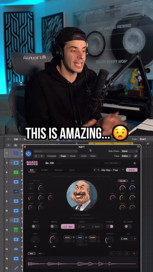 What yall think!? 🤷🏻‍♂️ Dr. Fill is such a good idea haha! 🔥

 @basicwavez 

#musicproducer