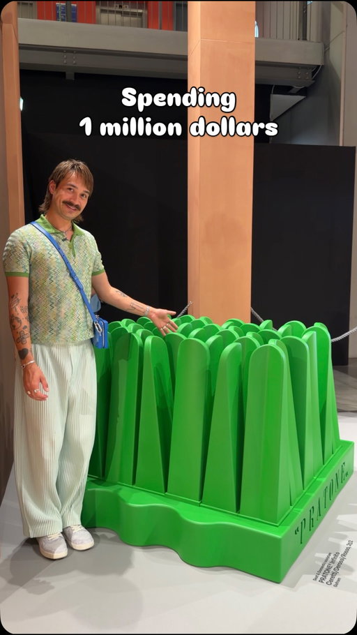 We went wild at Salone del Mobile! Unfortunately they don’t accept bells so all that time on animal crossing was for nothing 🫩 #salonedelmobile #interiordesign #furniture #home #renovation