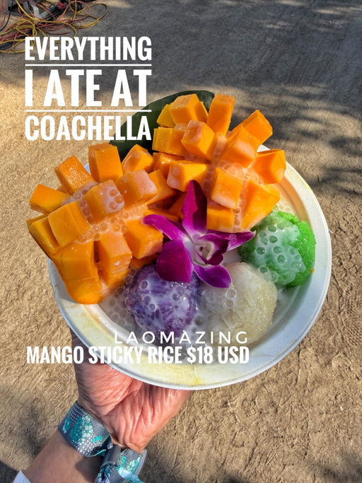Everything I ate at Coachella #coachella #stagecoach