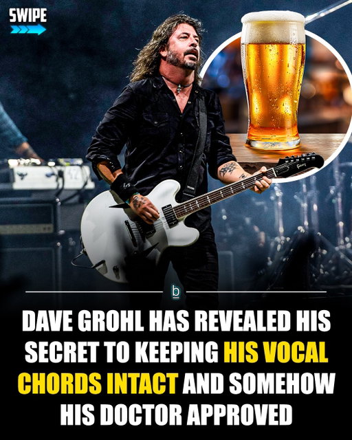 Foo Fighters front man Dave Grohl has lived the rock star life for decades. He joined Nirvana as the drummer at just 21-years-old and they became one of the most popular bands on the planet until Kurt Cobain’s passing. 🎸

After that, he went on to found the Foo Fighters as well as Them Crooked Vultures and has twice been inducted into the Rock and Roll Hall of Fame (’14 and ’21).

For his voice to hold up over the years has been remarkable. 👍

At 57-years-old, he has been a key figure in the rock scene for nearly four full decades. 

Somehow his voice has remained immaculate and that was a topic of conversation during his appearance this week on the @dish_podcast where Dave Grohl revealed his pre-show routine and the advice his doctor gave him. 👨‍⚕️

Honestly, it is hard to imagine a doctor actually giving him this advice but we’ll take his word for it. Dave Grohl told his story about seeing a doctor around 8 years ago and what they discussed. 

Follow 👉 @brobible for all things “dude” 😎 

#music #foofighters #guys #dudes #men