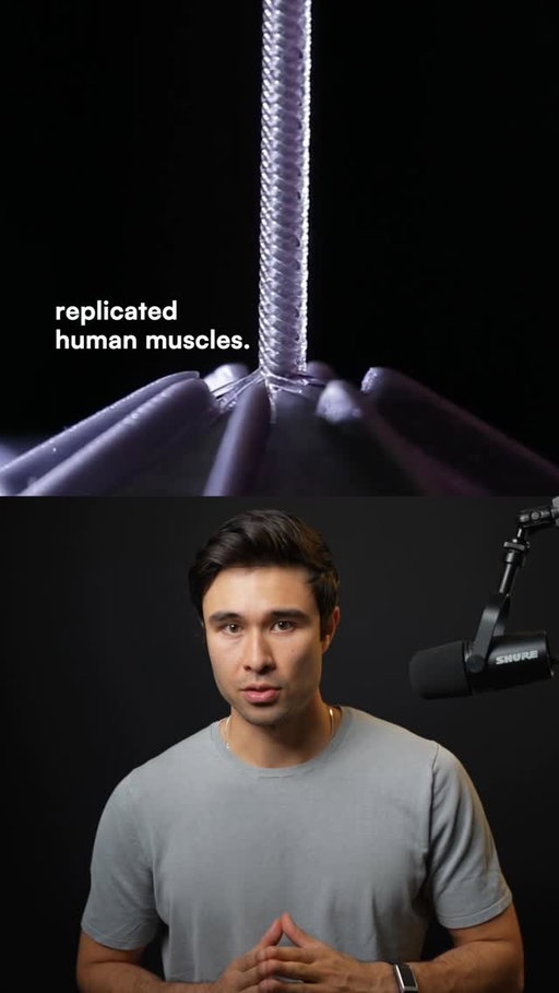 Researchers from MIT and Politecnico di Bari have developed electrically driven artificial muscle fibers that contract and extend like biological muscle without motors, gears, or external pumps.

Each fiber contains a sealed fluid circuit and a millimeter-scale electric pump that shifts liquid between two actuators, causing one to contract while the other relaxes.

The fibers are silent, scalable by bundling like natural muscle, and thin enough to distribute throughout a robotic structure rather than concentrating bulk at joints.

In testing, the fibers demonstrated enough force to bend a robotic arm while remaining gentle enough for human interaction.

This could one day be used for prosthetics that move with the body, exoskeletons that amplify human strength, and humanoid robots that move more naturally than current servo-driven systems.

Study: “Electrofluidic fiber muscles” published in Science Robotics
DOI: 10.1126/scirobotics.ady6438