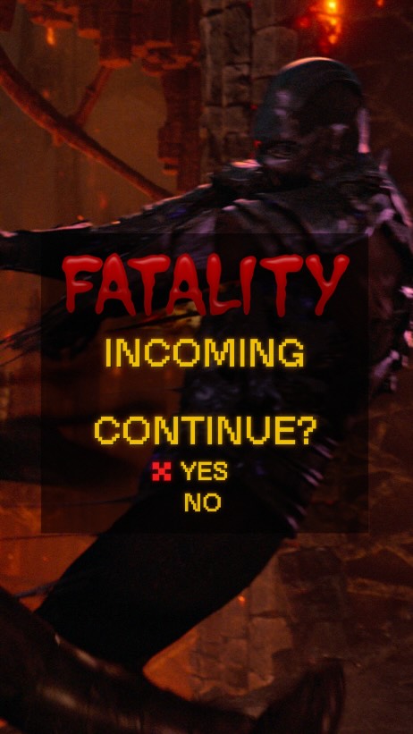 What will be the top fatality? GET OVER HERE and find out! Get your tickets to Mortal Kombat II, in theaters and @imax May 8. #MortalKombatMovie #FilmedForIMAX