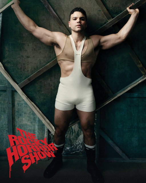 Josh Rivera stars as Rocky in The Rocky Horror Show featuring choreography by Ani Taj and sets by dots. Opening night TONIGHT only at Studio 54. @joshandresrivera @ani.taj @designbydots @rockyhorrorbway