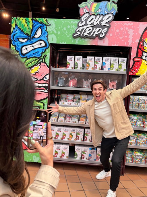 It’s now been almost 1.5 years since I sold @sourstrips to @hersheycompany and it has been quite an emotional roller coaster. I started Sour Strips basically as a side quest of a dude who makes goofy videos online and also happens to love sour candy. There was no expert knowledge on how to build a CPG brand, no partners giving me advice, just a small team figuring out the business day by day and making a ton of errors along the way. Before I knew it, we started selling millions of bags of candy a month and quickly became one of the fastest growing sour candy brands of my generation before getting on the radar of one of the largest candy companies in the entire world. I never started the company with the intention to sell, but I knew that I wanted Sour Strips to become a legacy brand that people could enjoy long after I’m gone. Hershey understands the vision and the quality standards we have for the brand and I can’t wait to see how they scale it into one of the most popular sour candy brands in the world at lightning speeds. As someone who struggled in school my entire life and always felt like certain levels of success were reserved for people that were not me, the outcome of this story is something spectacular. I will always be so proud of what we accomplished with Sour Strips as it truly changed my life forever. I also hope that anyone who has been following along on this journey can now understand that if YOUR BOY CAN DO THIS….anything is possible if you just keep putting in the work. Ever Forward & long live Sour Strips 🤟🏼