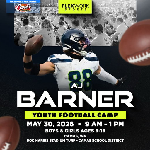 Washington! I’m pumped to announce my first youth football camps with @flexworkmgt . Tell your son, daughter, little cousin… Any near by youth: to come have fun, learn new skills, and hang with your favourite TE! 

Make sure to grab your spot through the link in my bio. Let’s get to it!! #FlexWorkSports #YouthFootball
