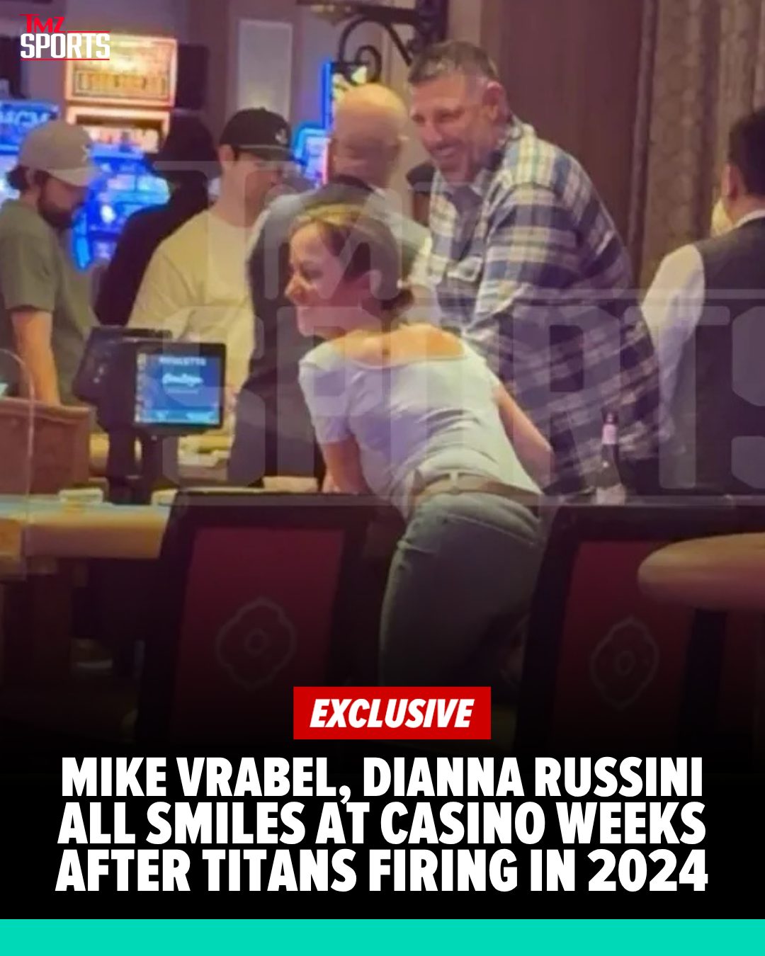 🃏♥️👀 Mike Vrabel got over his Titans unemployment by hitting a casino with none other than Dianna Russini ... 

EXCLUSIVE STORY AT THE LINK IN BIO.