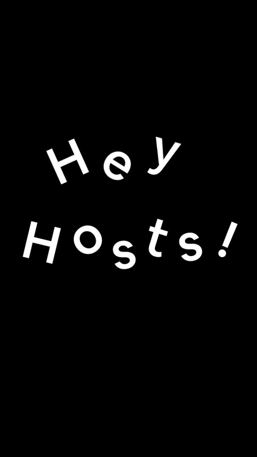 PSA for people who host things