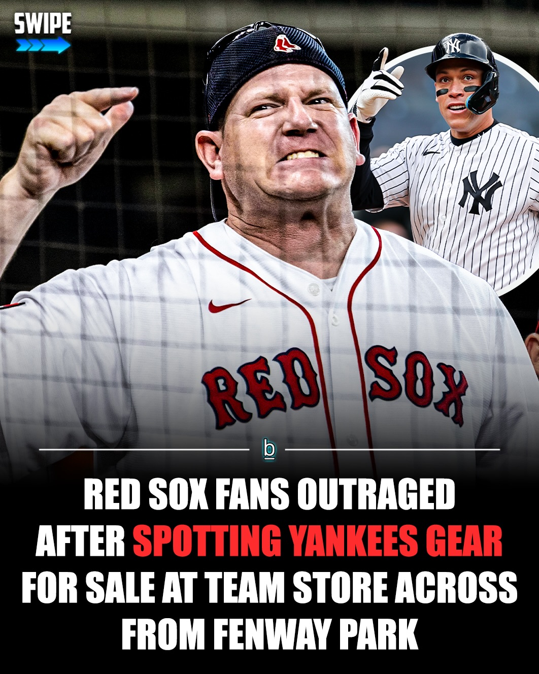 Red Sox fans are heated after Yankees gear was spotted being sold at the official team store right across from Fenway Park 😳

Not some random tourist shop either. The actual team store on Jersey Street that’s supposed to be all Red Sox everything… now has full displays of Bronx Bombers merch sitting just steps from the stadium.

We’re talking Yankees hats, apparel, even pieces celebrating their 27 titles. Fans started posting photos and it immediately set people off, because this is the one place you’d expect to never see that logo. 😂

There’s even crossover rivalry gear mixed in that no real fan would ever wear, which somehow makes it even worse.

At some point someone decided a few extra sales were worth it, but to a lot of Red Sox fans this just feels wrong. Like walking into enemy territory without even leaving Boston. ⚾️

This feels illegal. 

Follow 👉 @brobible for all things “dude” 😎 

#mlb #boston #newyork #baseball