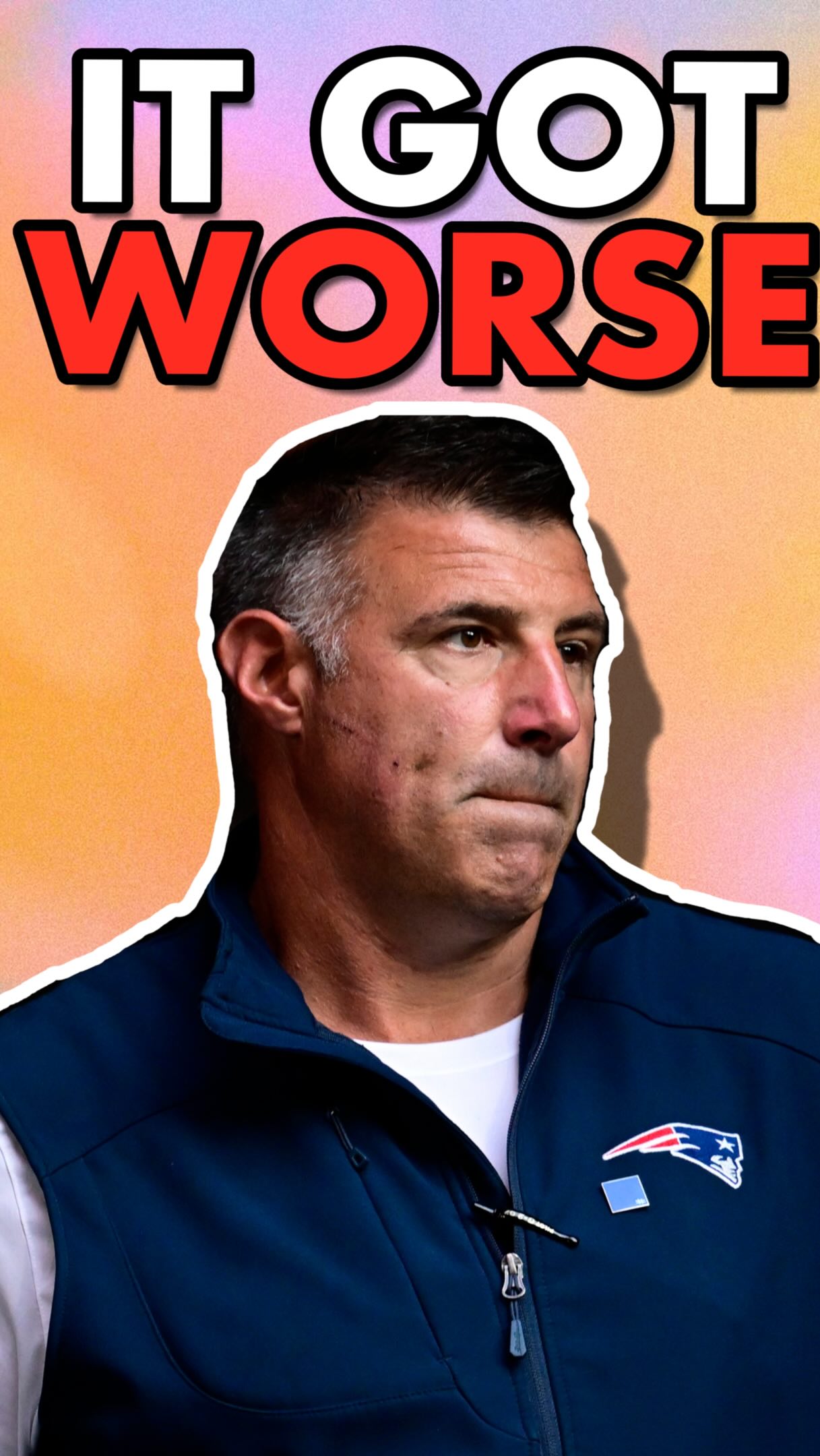 The Mike Vrabel and Dianna Russini situation just keeps getting worse 😪