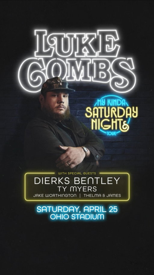 The Shoe. Saturday. Luke Combs. That’s all we need to say. 🤠🏟️ Tickets at LukeCombs.com